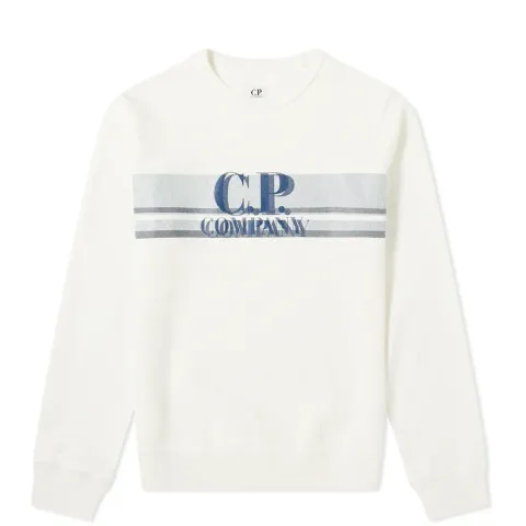 Logo Stripe Crew Sweat
