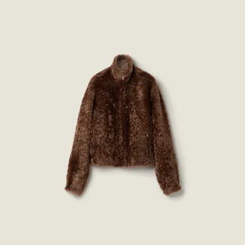 Shearling blouson jacket