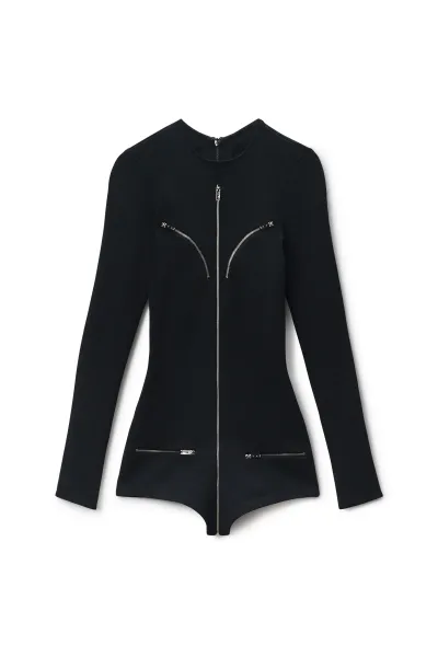 Zip Detail Bodysuit