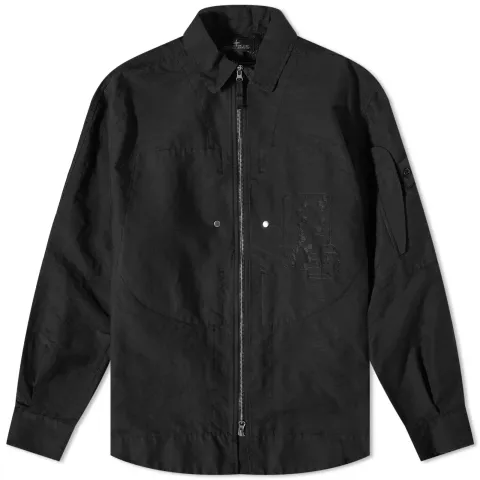 Cotton Nylon Printed Shirt Jacke