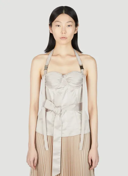 Halterneck Corset Top