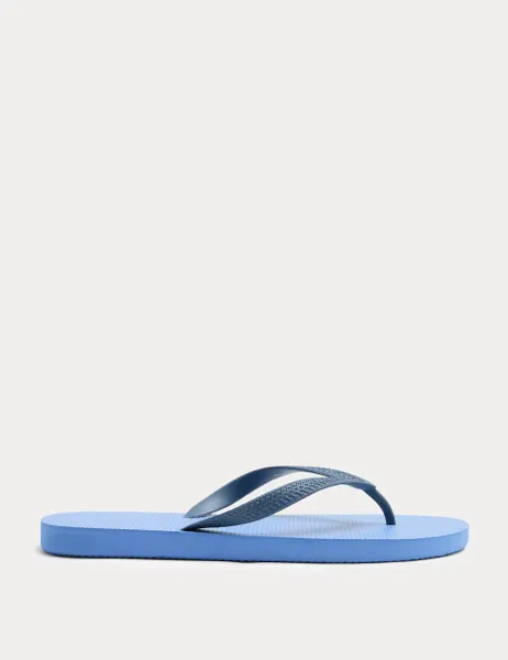 Marks & Spencer Flip Flops Blue Mix