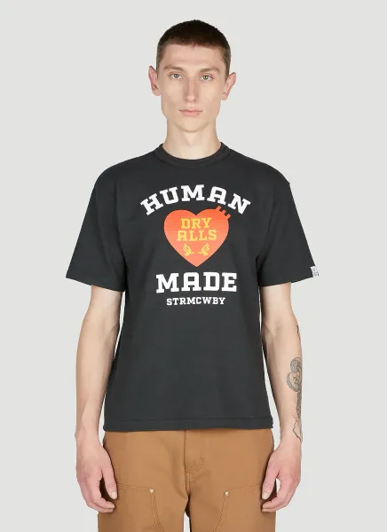 Fire Heart Graphic T-Shirt