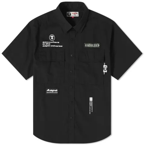 AAPE Short Sleeve Military Shirt