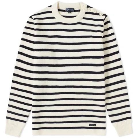 2915 Fouesnant Stripe Crew Knit