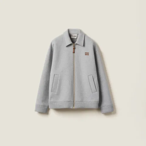 Jersey blouson jacket