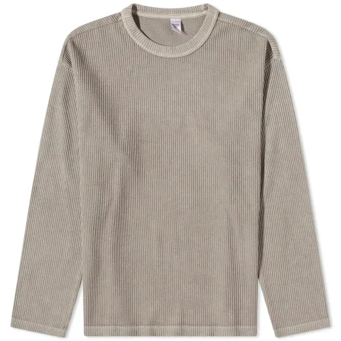 Natural Dye Waffle Crew Sweat