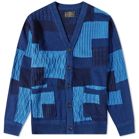 Patchwork Jaquard Cardigan