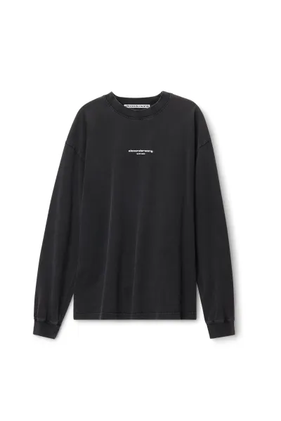 LOGO PRINT LONG SLEEVE TEE