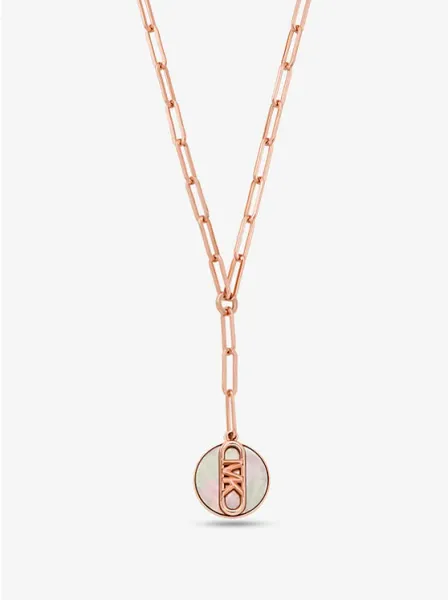 Precious Metal-Plated Brass Empire Chain-Link Necklace