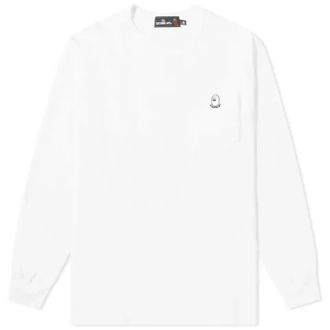 Long Sleeve Pocket Wide T-Shirt
