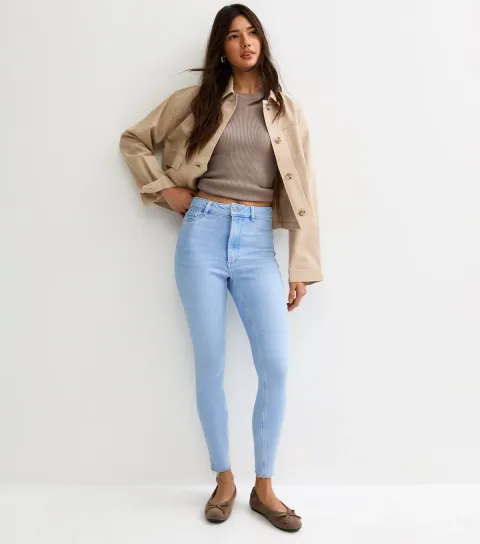 Women's Bright Blue Hallie Disco Skinny Jeans