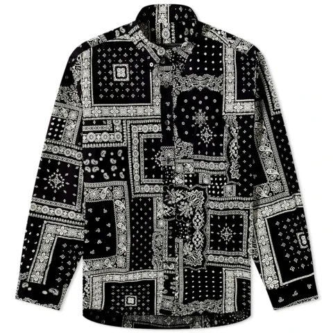 SOPHNET. Star Elbow Patch Shirt