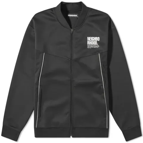 Jersey Zip Bomber Jacket