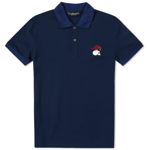 Embroidered Motif Polo