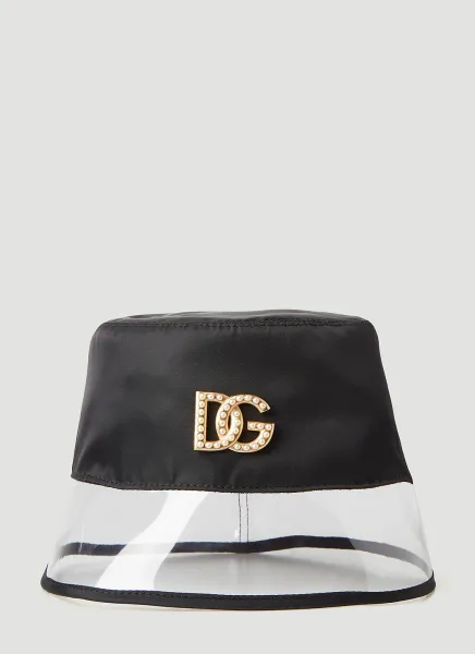 Embellished Logo Bucket Hat