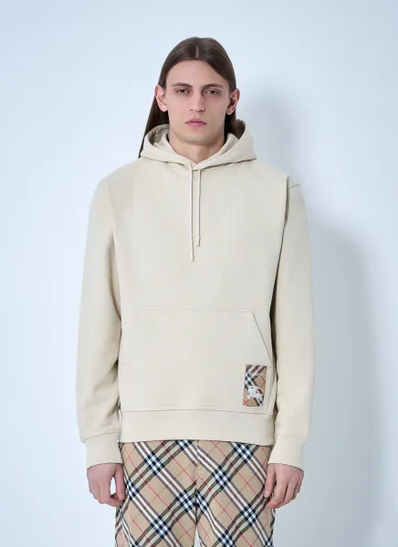 Logo Patch Hooded Sweatshirt