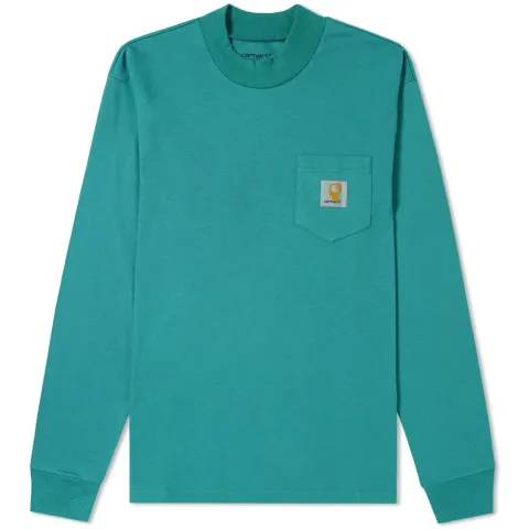 x Carhartt Long Sleeve Swan Mock Neck Tee