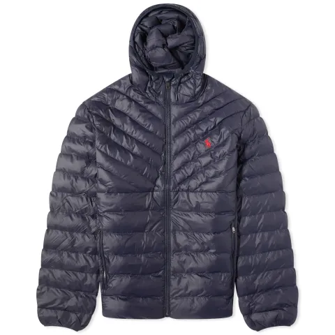 Terra Chevron Insulated Hooded Jacket