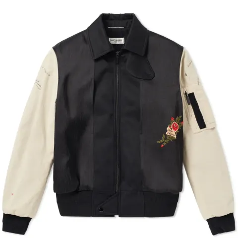 Embroidered Bomber Jacket