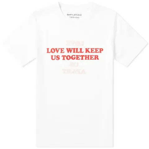 Love Will Tear Us Reversible Printed Tee