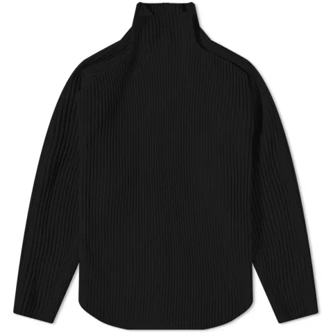 Layered Pleated Long Sleeve Top