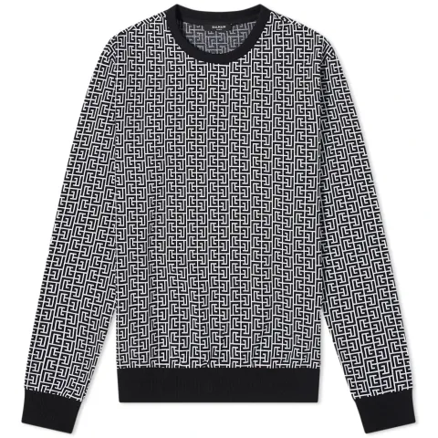Monogram Crew Knit