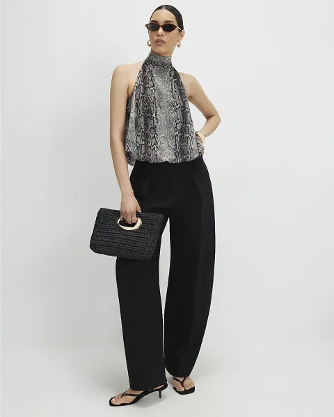 River Island Barrel Leg Trousers