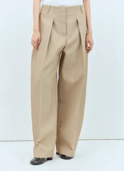 Pleated Pants