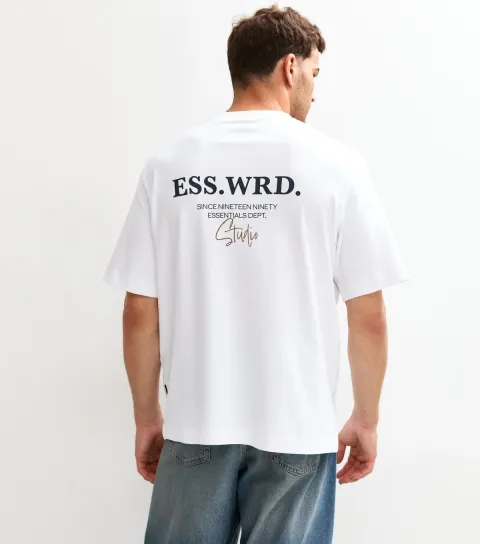 Men's Ess Wrd Print T-Shirt