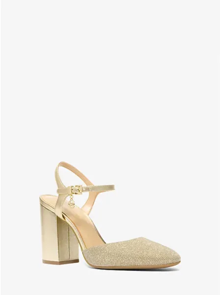 Alexa Flex Glitter Chain Mesh and Metallic Pump