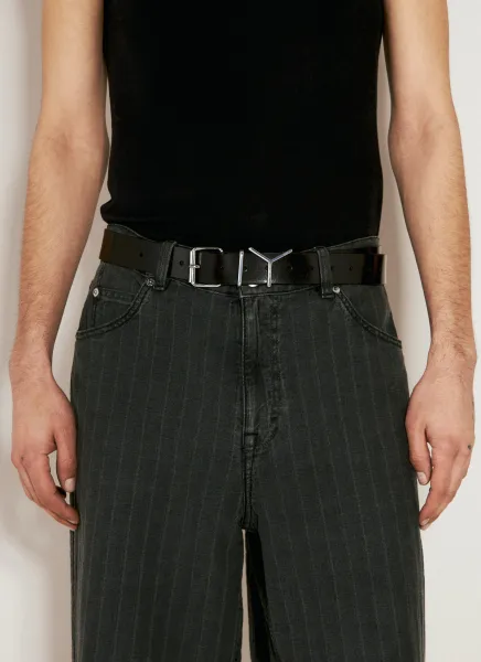 Y Leather Belt
