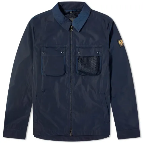 Outline Ripple Shell Overshirt