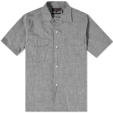 Short Sleeve Open Collar Shirt