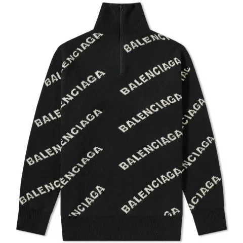 All Over Logo Turtleneck Knit