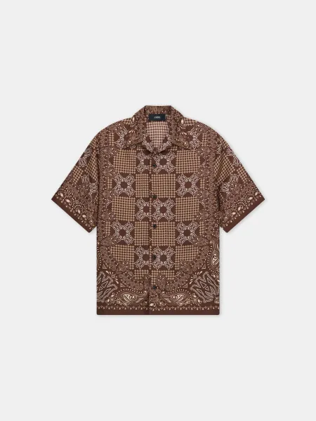 MA CHECK CAMP SHIRT - Tobacco