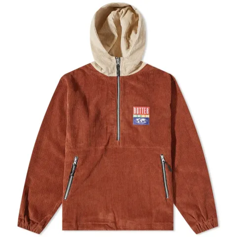 Wale Cord Popover Jacket