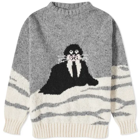 Howlin' My Favorite Walrus In Town Knit