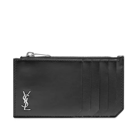 Tiny Monogram Zip Card Holder