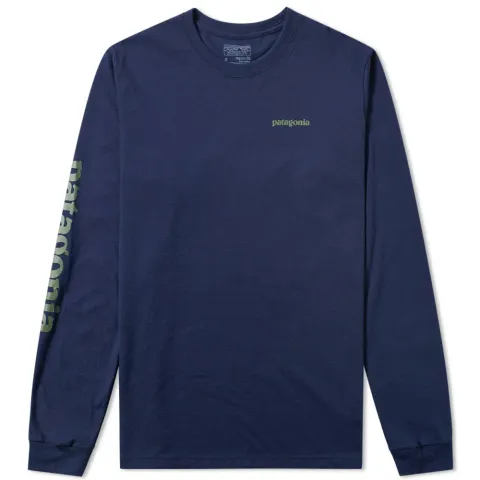 Long Sleeve Text Logo Tee