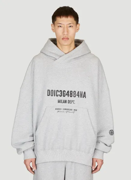 Logo Print Hooded Sweatshirt
