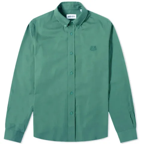 Tiger Crest Button Down Shirt
