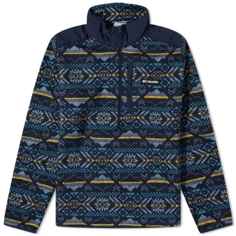 Sweater Weather II Printed Half Zip Fleece