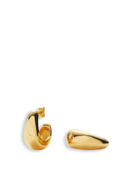 Missoma Organic Dome Earrings 18kt gold