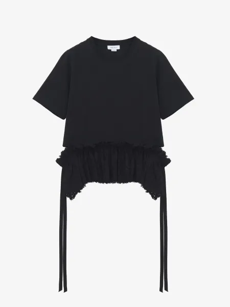 Lace Peplum T-shirt