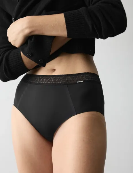 Autograph Boston Microfibre No VPL High Rise Shorts Black