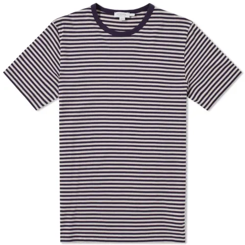English Stripe Crew Neck Tee