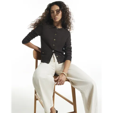 River Island Crew Neck Cardigan