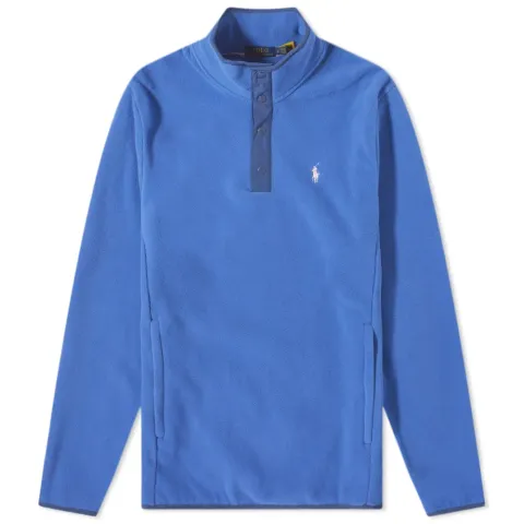 Polar Fleece Quarter Button Sweat