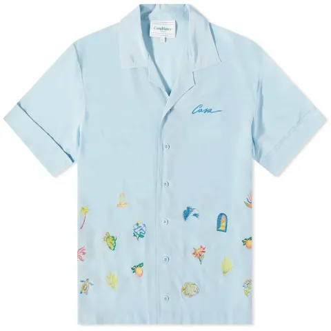 Embroidered Logo Short Sleeve Shirt